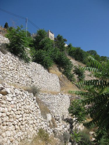 Jebusite wall