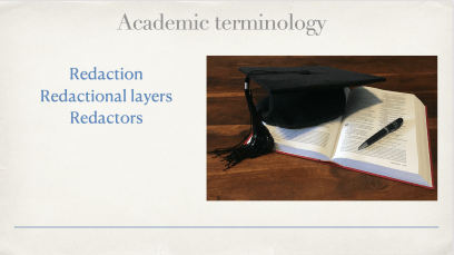 Redaction